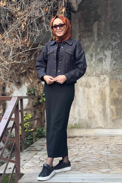 Ceremony Black Denim Jacket 5817