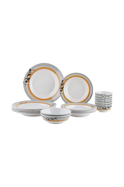 ROYALFORD 20 Piece Melamine Ware Dinner Set- RF7437