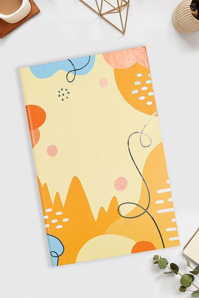 Trendmiya Caiet de design portocaliu