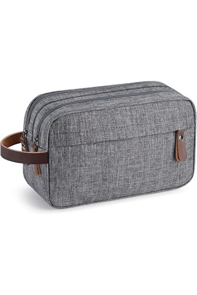 TOUPONS Men Travel Toiletry Organizer Bag Water-resistant Shaving Dopp Kit Ba...