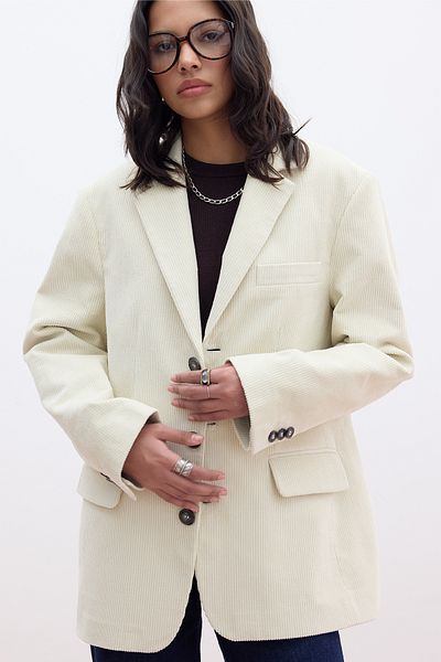 Manuka Μπουφάν Vanilla Corduroy Blazer