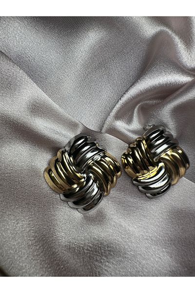 Pao Rosa steel hailey earrings
