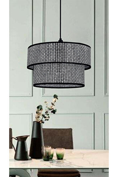 Genel Markalar Rattan 2 Katlı Pasta Sarkıt Avize Çocuk Odası Yatak Odası Salo...