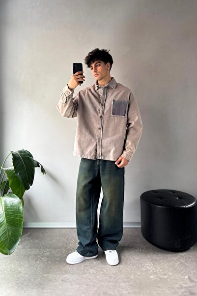 Flaw Wear Cep Detay Düğmeli Taş Rengi Ceket