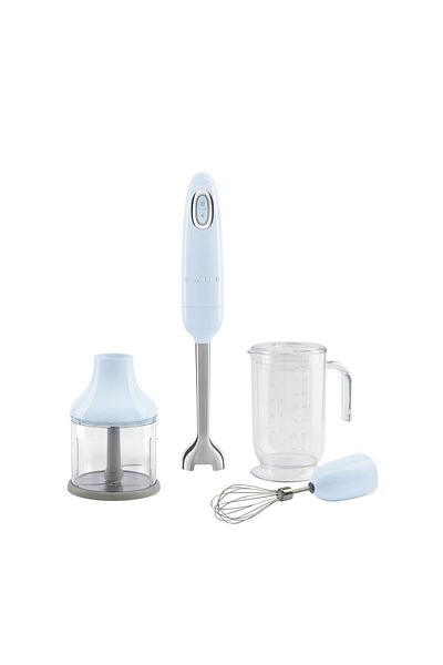 SMEG مجموعة اليد والخلاط باللون الأزرق من الخمسينيات - hbf03pbeu