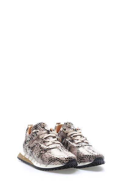 Ayakkabıhane Inside and Outside Genuine Leather Snake Style Women's Casual Shoes Ah 08167261400568