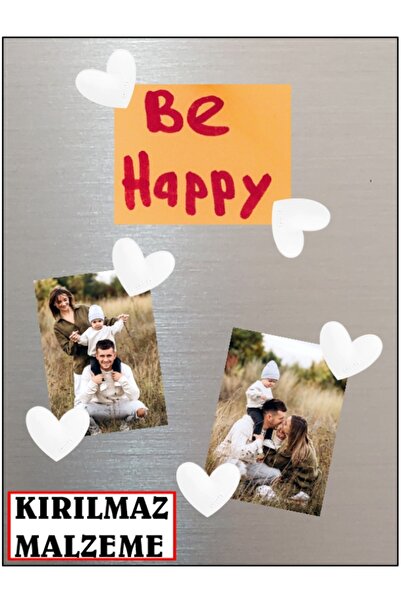 COZLEY Magnet - Buzdolabı Magneti - Buzdolabı Süsü - 6’lı Kalpli Magnet - Sev...