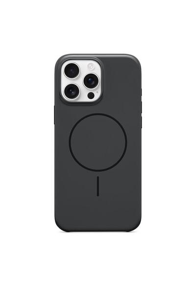 Miscase İphone 16 Pro Max Uyumlu Premium Özel Seri Magsafe Think Kılıf Siyah