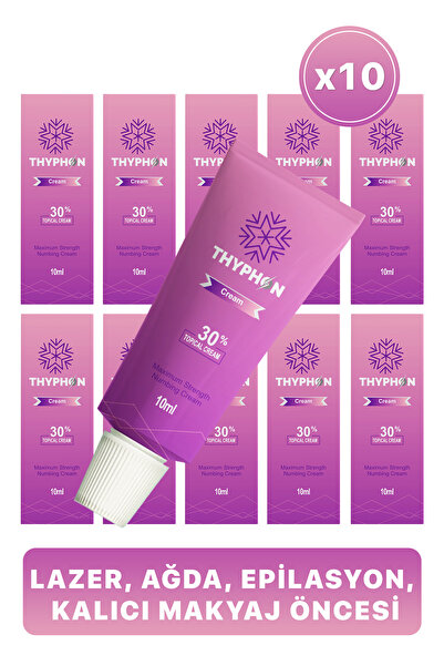 thyphon Ağda Öncesi Krem + Epilasyon Öncesi Krem + Dövme Yapmadan Önce Krem + 10 Adet Ekonomik