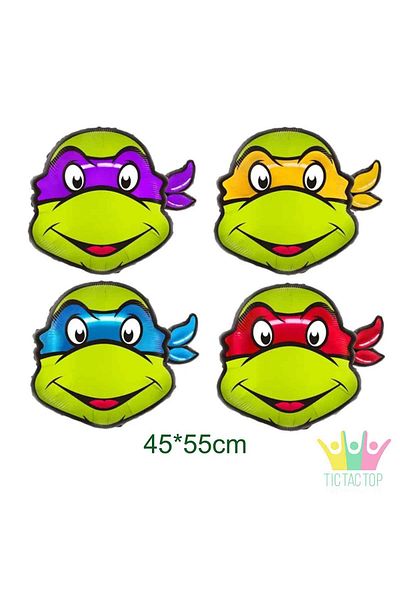 Parti Station Ninja Turtles Age 4 Green Balloon Set Ninja Turtles Concept Birthday Balloon Set Mbappe Balloon