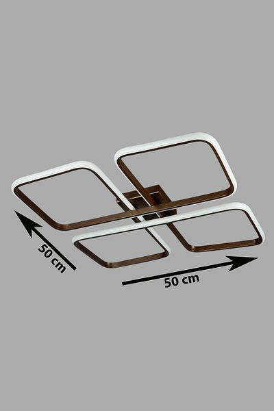 LEGACY Specula Modern Design Brown Color Dining Table Top - Kitchen - Living Room White Light Led Chandelier