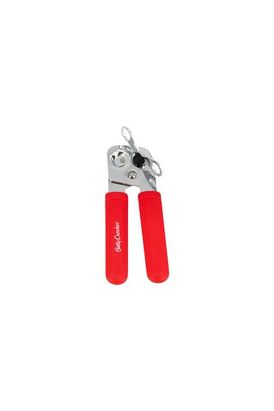 BETTY CROCKER Stainless Steel Can Opener Red