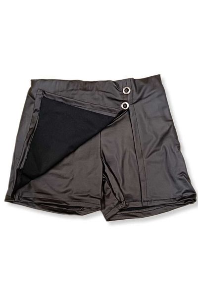 Fua Shop Fusta din piele pentru fetiță cu pantaloni scurți
