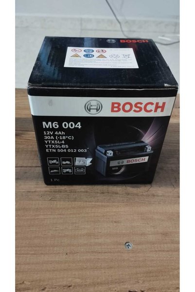 Bosch M6004 Ytx5L-BS 12volt 4amper Motosiklet Aküsü