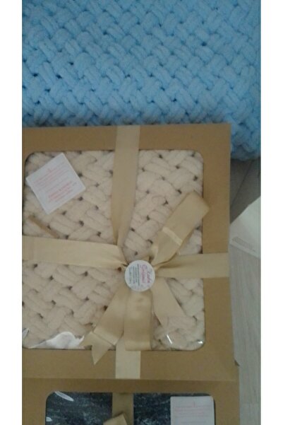 el örgü Puffy Baby Blanket 90/95 Sizes