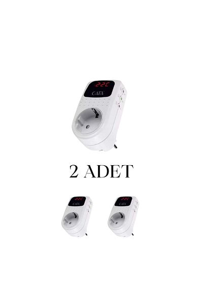 Cata Ct-9187 Socket Regulator Digital - Pack of 2