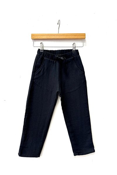 rois Children's Muslin Black Pants