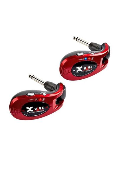 Xvive U2-Red Guitar Walkie-Talkie System (Bag)