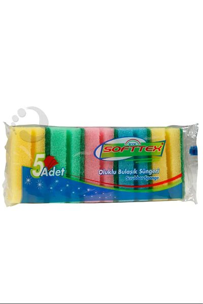 Eng Dish Sponge Corrugated 5 Pack Royaleks-Nrx-F552