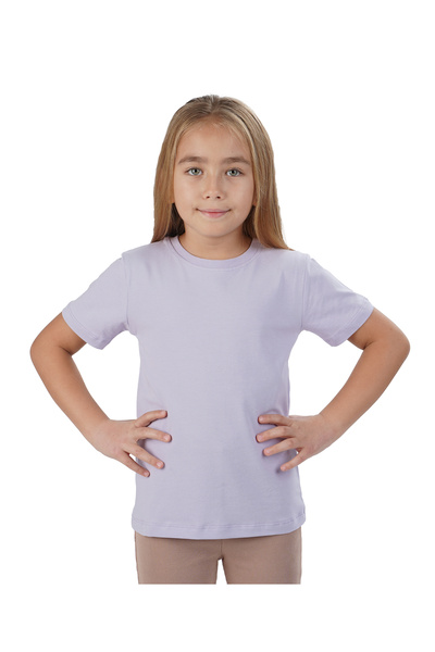 Lovexi Tricou unisex pentru fete și băieți Badi cu mânecă lungă, liliac