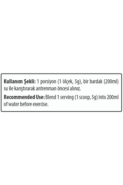 Hardline Kreatine (CREATİNE) % 100 Mikronize 300 gr 60 Servis