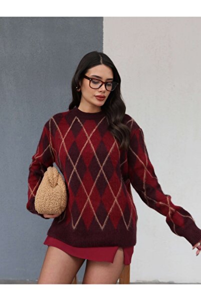 ESRAHELVACI Rectangular Pattern Sweater