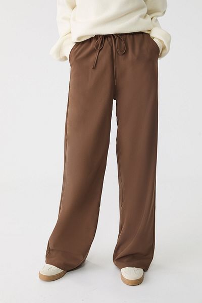 Stradivarius Long flowing smart trousers