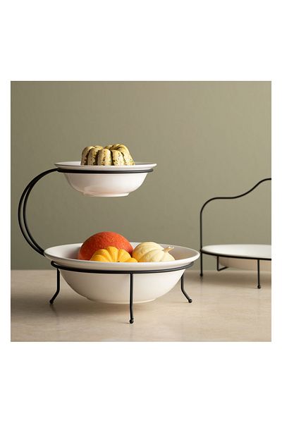 Mudo Concept Gurme Two-Layer Round Presentation