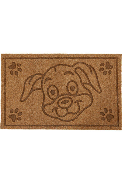 DESAN Köpek Desenli Halı Paspas - 50x80cm - Bej