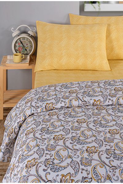 Evim Soren Yellow Pique Set - Double, 200X230 cm