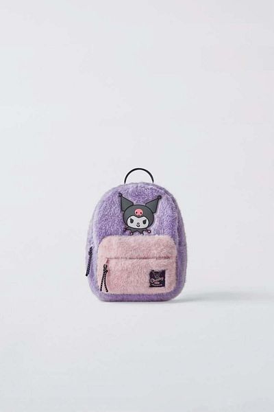 Magu Kuromi Patterned Pastel Feather Backpack