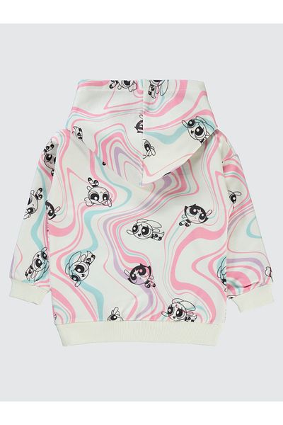 Powerpuff Girls 2-5 Years Girl's Ecru Sweatshirt