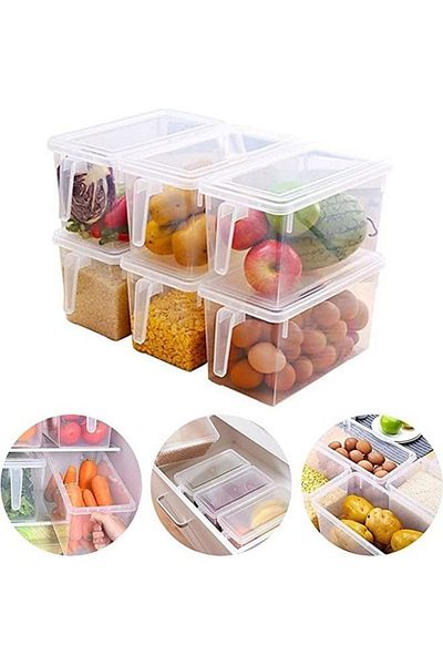 Primo Plus Generic Food Storage Boxes With Lids And Handle Pack Of 2