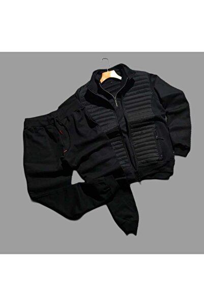 Casual 3-Piece Combination Vest Tracksuit Sweatshirt Winter