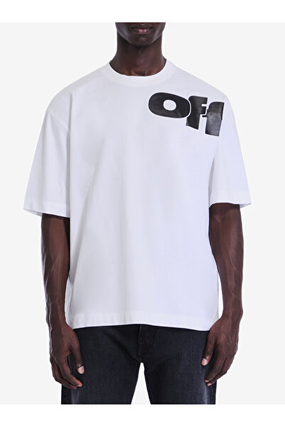 BrandsBoutique Off White Shared Logo Skate Oversize T-shirt