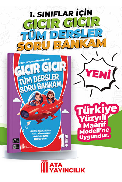 Ata Yayıncılık 1. Sınıf Gıcır Gıcır Tüm Dersler Soru Bankası