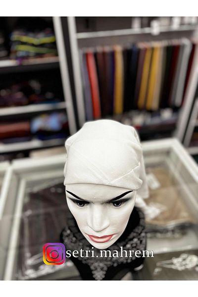 Hint İpek 100% Cotton Inner Head Scarf Inner Cheesecloth