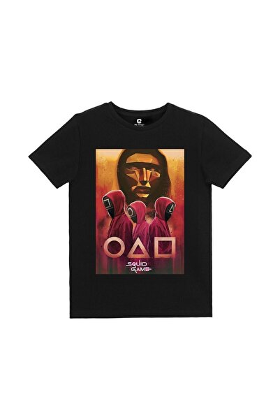 EZ Design Μπλουζάκι με στάμπα Squid Game Design