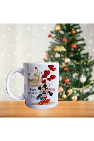 Genel Markalar Mickey Ve Minnie Mouse Aşkı - Romantik Buluşma Temalı - En Güz...