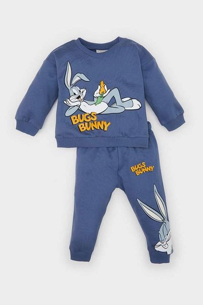 DeFacto Navy Blue Kids Knitted Set - D5934A5
