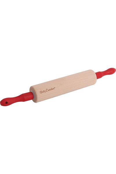 BETTY CROCKER Wooden Rolling Pin 39Cm