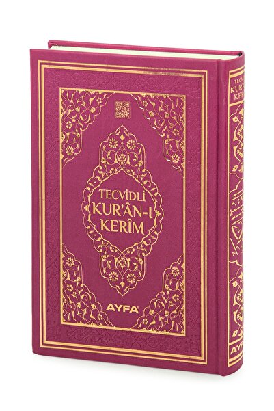 Ayfa Basın Yayın Tecvidli Kuranı Kerim - Termo Deri - Orta Boy - Fuşya Renkli...