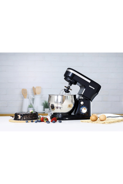 Geepas خلاط يدوي وحامل كهربائي 2 في 1، وعاء خلط من الفولاذ المقاوم للصدأ سعة ...