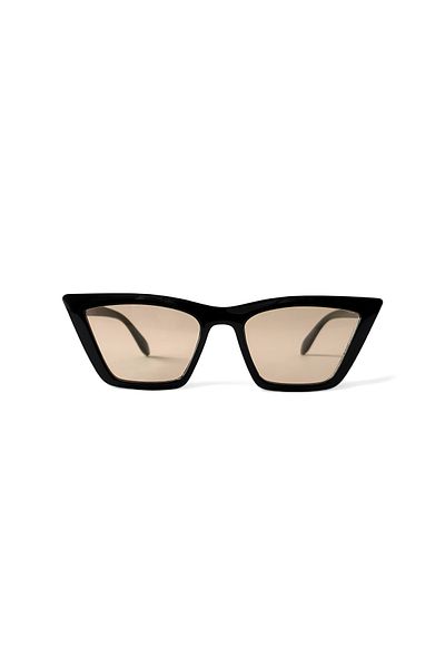 Chunky Frame Occhio Di Gatto Black Nude Unisex 2025 New Season Sunglasses