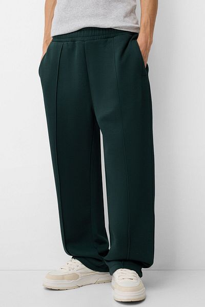 Bershka Wide leg plush trousers