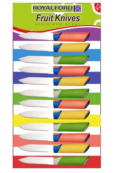 ROYALFORD RF4137 FK Stainless Steel Fruit Knife Set (12 pcs)