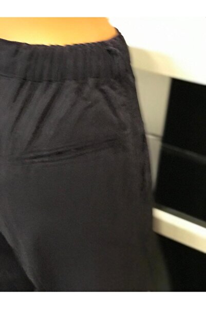 Butik Lacivert Bel Lastikli Okul Pantolonu