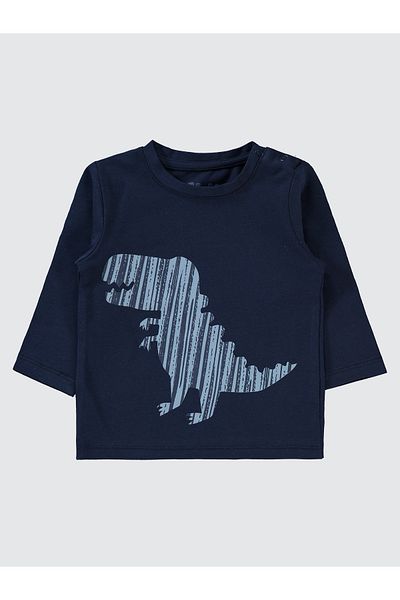 Civil Baby 6-18 Months Baby Boy Navy Blue Sweatshirt