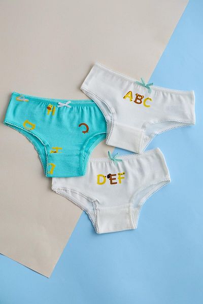 Katia&Bony Katia&Bony Girl Alphabet Pattern Slip