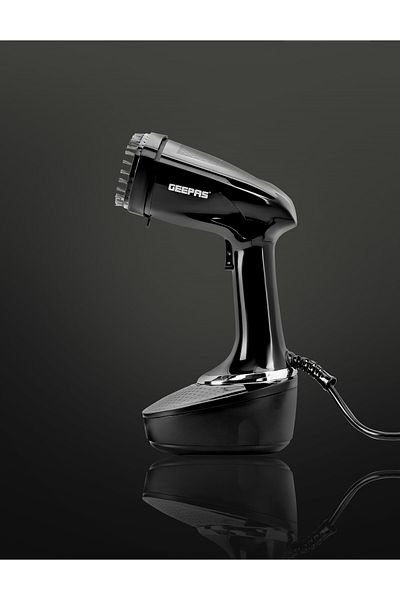 Geepas Handheld Garment Steamer- 1500 W, Stainless Steel Panel/ 400 ml Capacity